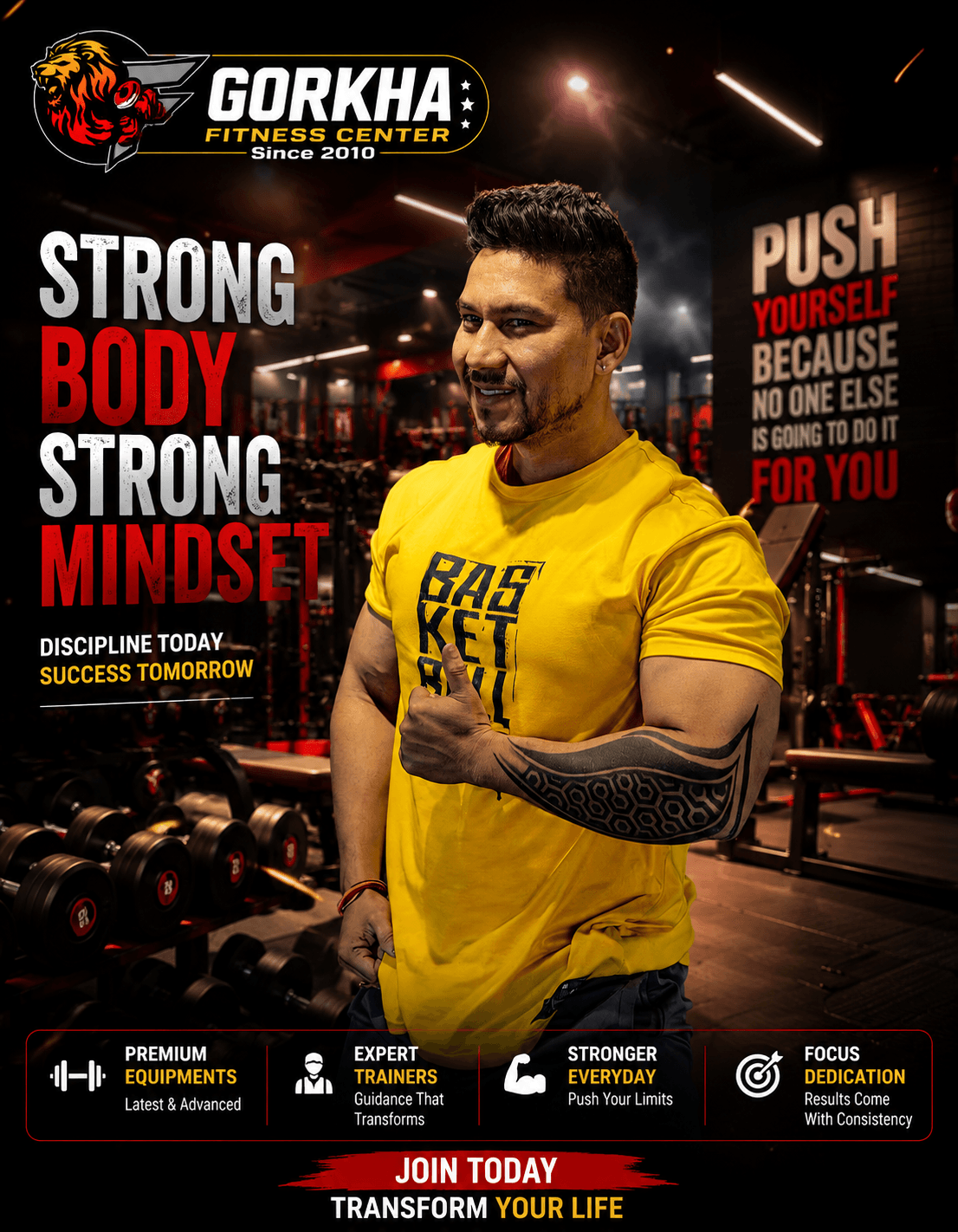 Gorkha Fitness training area
